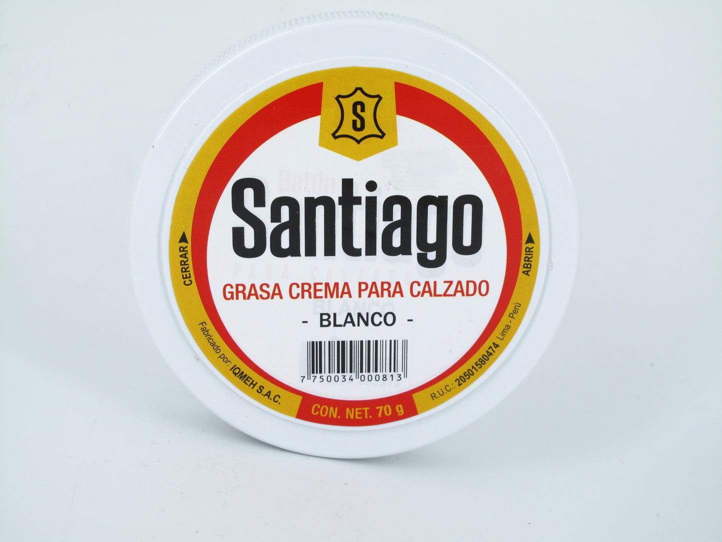 SKU - 1956 -- GRASA CREMA BLANCO 70 G