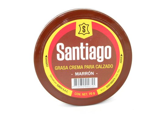 SKU - 1959 -- GRASA CREMA MARRON 70 G